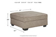 Bovarian Stone Ottoman - 5610311 - Gate Furniture