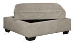 Bovarian Stone Ottoman - 5610311 - Gate Furniture