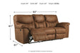 Boxberg Bark Reclining Sofa - 3380288 - Gate Furniture
