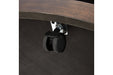 Brazburn Dark Brown/Gold Finish Coffee Table - T185-8 - Gate Furniture