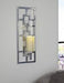 Brede Silver Finish Wall Sconce - A8010190 - Gate Furniture