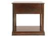 Breegin Brown Chairside End Table - T007-527 - Gate Furniture