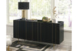 Brentburn Black/Gold Finish Accent Cabinet - A4000260 - Gate Furniture