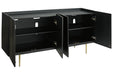 Brentburn Black/Gold Finish Accent Cabinet - A4000260 - Gate Furniture