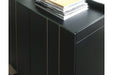 Brentburn Black/Gold Finish Accent Cabinet - A4000260 - Gate Furniture
