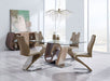 Brevard Dining Room Set (Oak and Walnut) - Gate Furniture