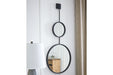 Brewer Black Accent Mirror - A8010166 - Gate Furniture
