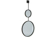 Brewer Black Accent Mirror - A8010166 - Gate Furniture