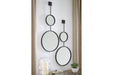 Brewer Black Accent Mirror - A8010166 - Gate Furniture