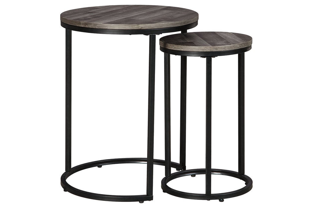 Briarsboro Black/Gray Accent Table (Set of 2) - A4000231 - Gate Furniture