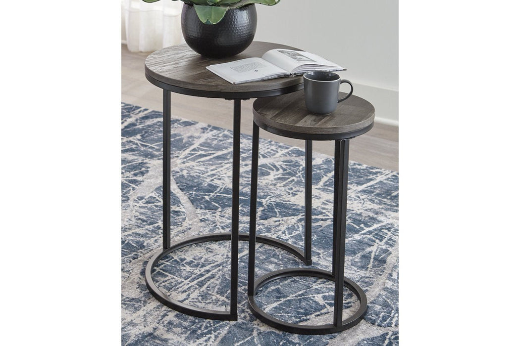 Briarsboro Black/Gray Accent Table (Set of 2) - A4000231 - Gate Furniture