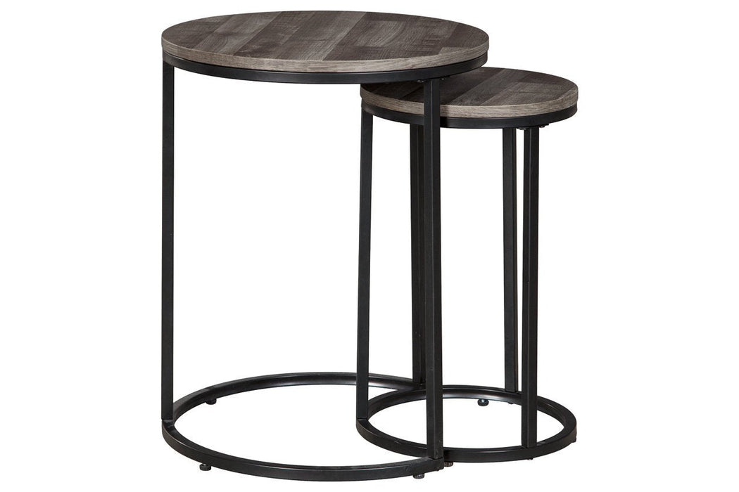 Briarsboro Black/Gray Accent Table (Set of 2) - A4000231 - Gate Furniture