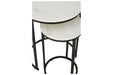Briarsboro White/Black Accent Table (Set of 2) - A4000225 - Gate Furniture