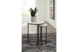 Briarsboro White/Black Accent Table (Set of 2) - A4000225 - Gate Furniture