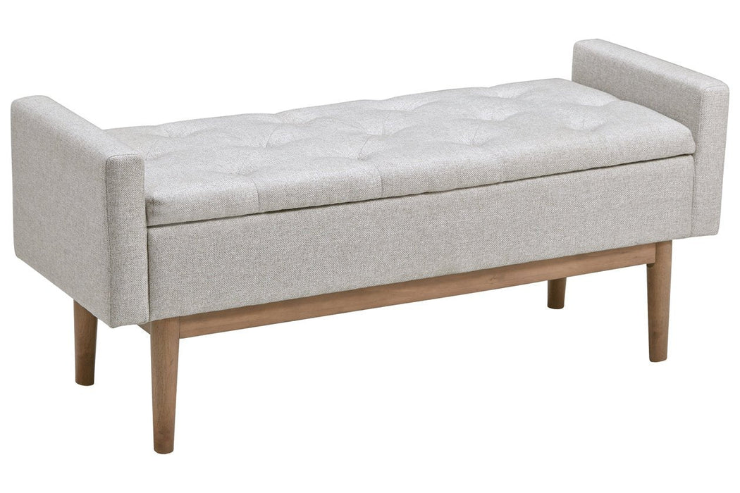 Briarson Beige/Brown Storage Bench - A3000247 - Gate Furniture