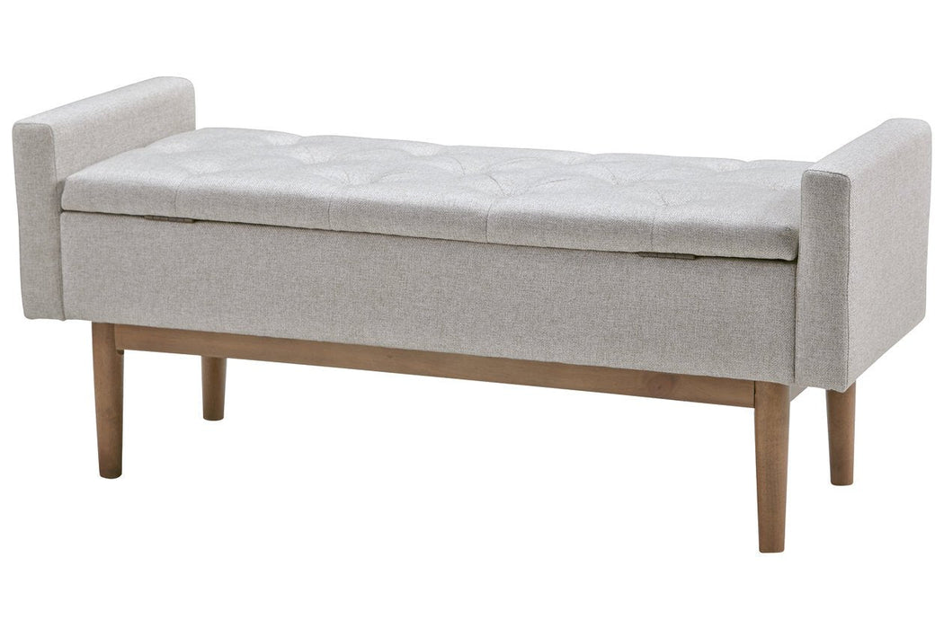 Briarson Beige/Brown Storage Bench - A3000247 - Gate Furniture