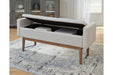 Briarson Beige/Brown Storage Bench - A3000247 - Gate Furniture