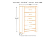 Brinxton Charcoal Chest of Drawers - B249-46 - Gate Furniture