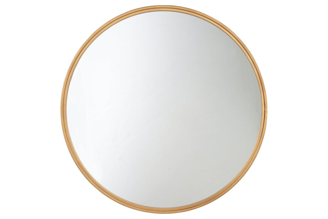 Brocky Gold Finish Accent Mirror - A8010211 - Gate Furniture