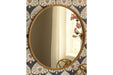 Brocky Gold Finish Accent Mirror - A8010211 - Gate Furniture