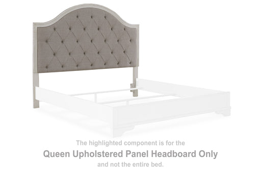 Brollyn Queen Upholstered Panel Headboard - B773-57 - In Stock Furniture