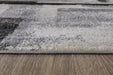 Brycebourne Black/Cream/Gray Medium Rug - R404982 - Gate Furniture