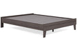 Brymont Dark Gray Queen Platform Bed - EB1011-113 - Gate Furniture