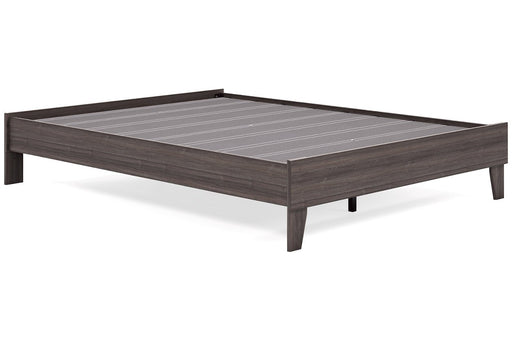 Brymont Dark Gray Queen Platform Bed - EB1011-113 - Gate Furniture