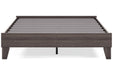 Brymont Dark Gray Queen Platform Bed - EB1011-113 - Gate Furniture
