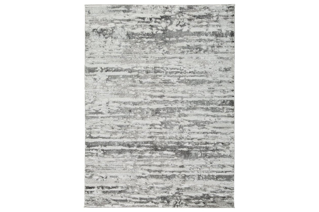 Bryna Ivory/Gray Medium Rug - R404852 - Gate Furniture