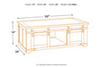 Budmore Brown Coffee Table - T372-1 - Gate Furniture