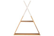 Cadel White/Natural Wall Shelf - A8010201 - Gate Furniture