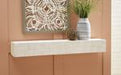 Cadmon Antique White Wall Shelf - A8010259 - Gate Furniture