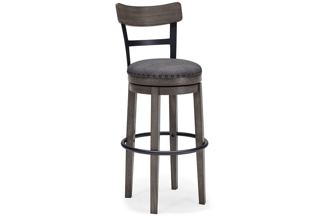 Caitbrook Gray Bar Height Bar Stool - D388-230 - Gate Furniture