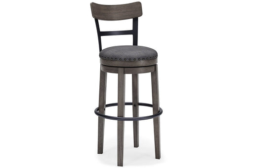 Caitbrook Gray Bar Height Bar Stool - D388-230 - Gate Furniture