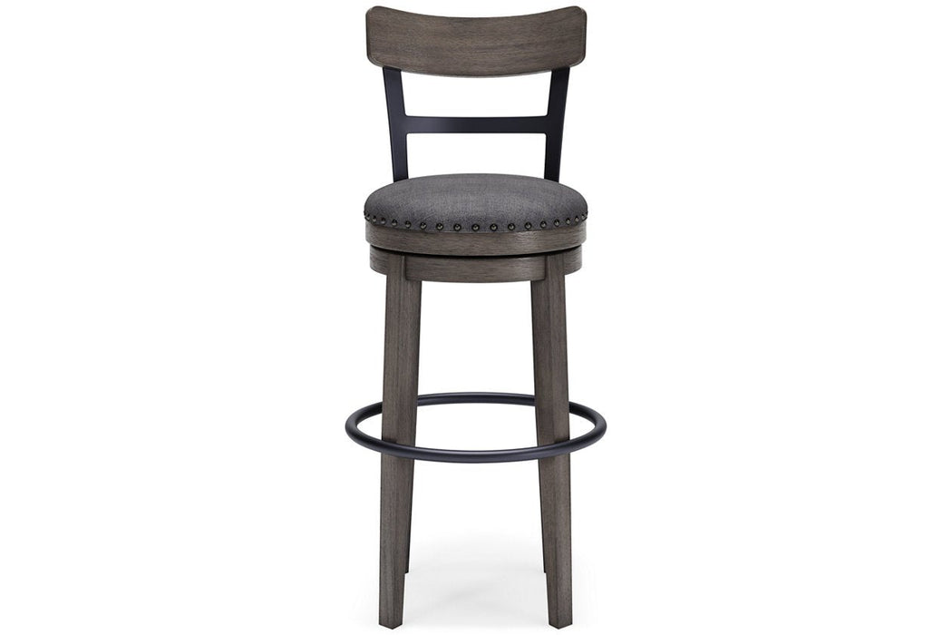 Caitbrook Gray Bar Height Bar Stool - D388-230 - Gate Furniture