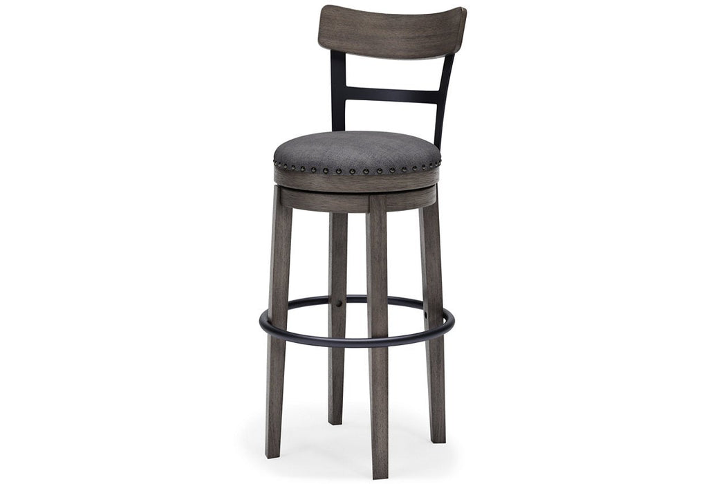 Caitbrook Gray Bar Height Bar Stool - D388-230 - Gate Furniture