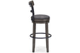 Caitbrook Gray Bar Height Bar Stool - D388-230 - Gate Furniture