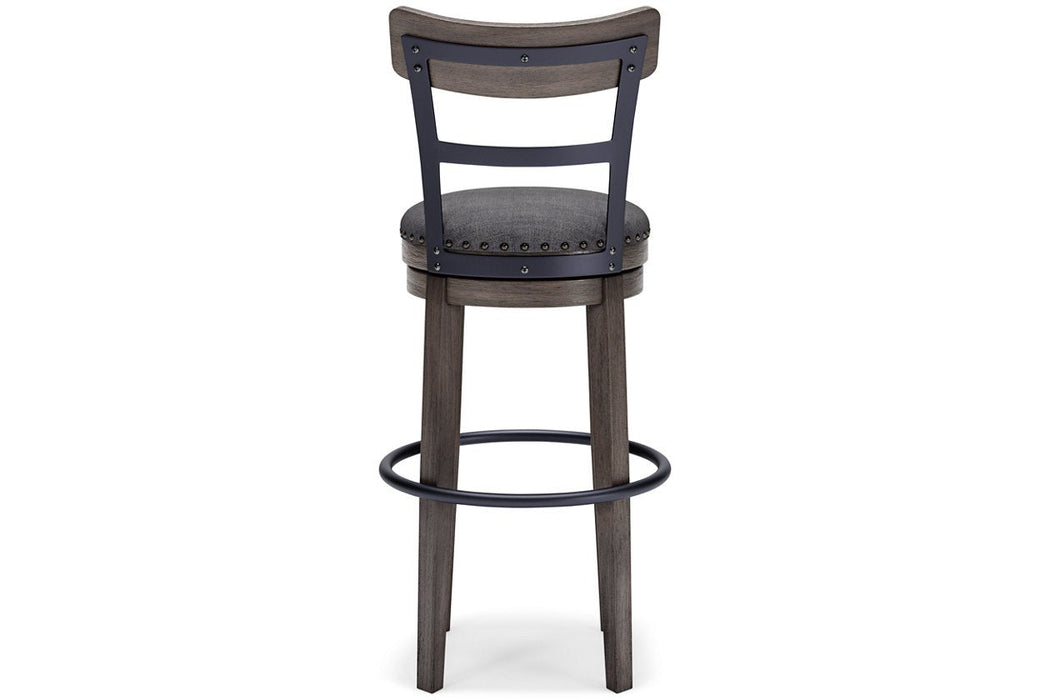 Caitbrook Gray Bar Height Bar Stool - D388-230 - Gate Furniture