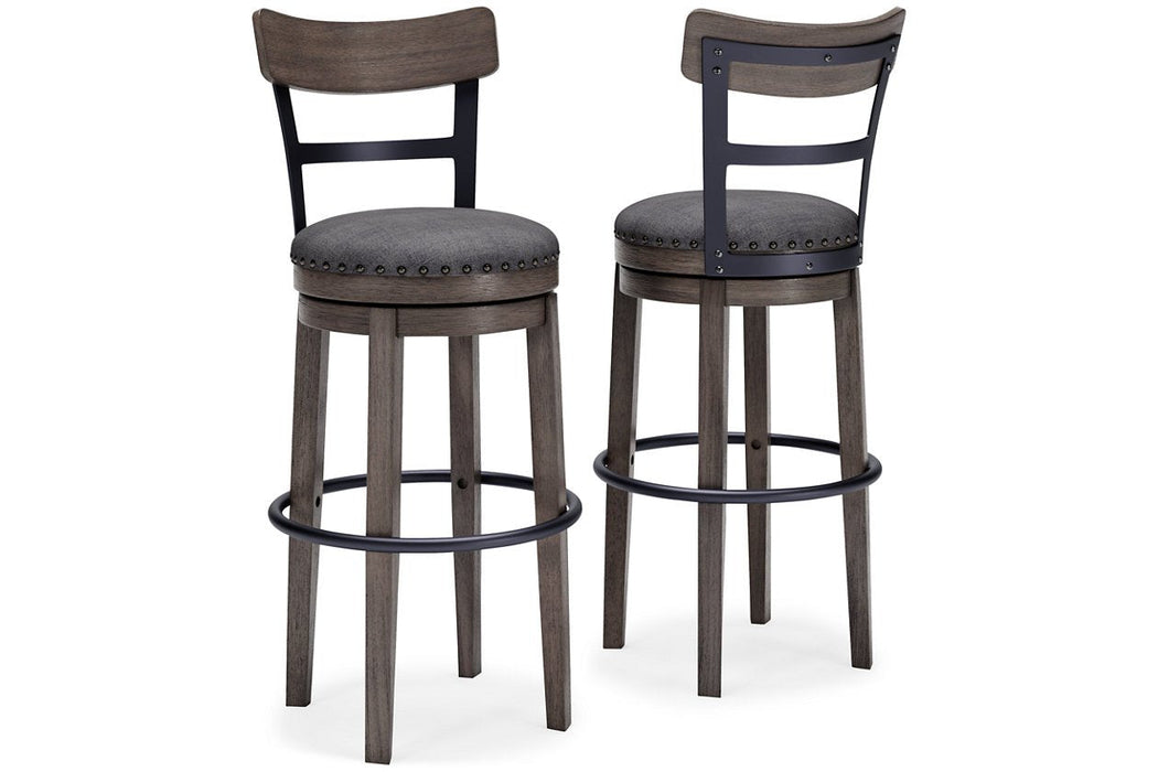 Caitbrook Gray Bar Height Bar Stool - D388-230 - Gate Furniture