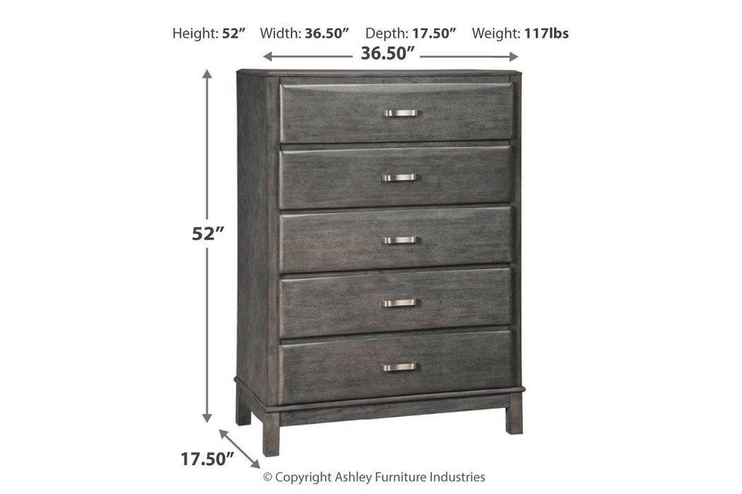 Caitbrook Gray Chest of Drawers - B476-46 - Gate Furniture