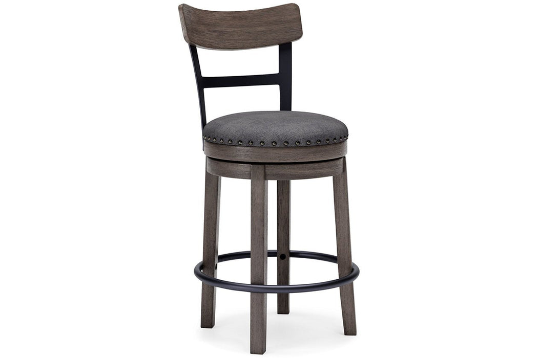 Caitbrook Gray Counter Height Bar Stool - D388-224 - Gate Furniture
