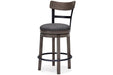 Caitbrook Gray Counter Height Bar Stool - D388-224 - Gate Furniture