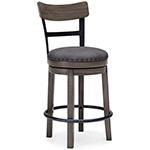 Caitbrook Gray Counter Height Bar Stool - D388-224 - Gate Furniture