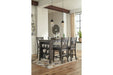Caitbrook Gray Counter Height Upholstered Bar Stool (Set of 2) - D388-124 - Gate Furniture