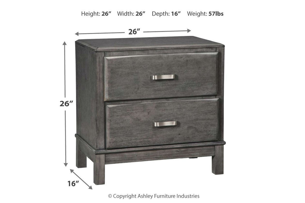 Caitbrook Gray Nightstand - B476-92 - Gate Furniture