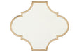Callie Gold Finish Accent Mirror - A8010155 - Gate Furniture