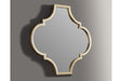 Callie Gold Finish Accent Mirror - A8010155 - Gate Furniture