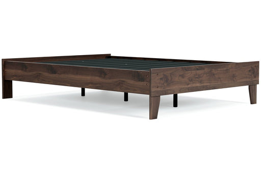 Calverson Mocha Full Platform Bed - EB3660-112 - Gate Furniture