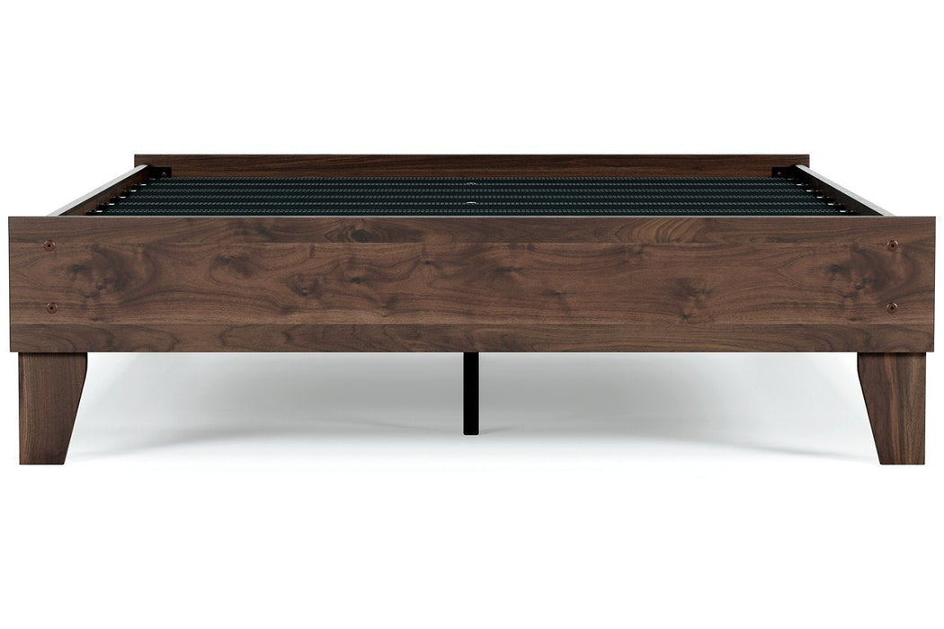 Calverson Mocha Full Platform Bed - EB3660-112 - Gate Furniture